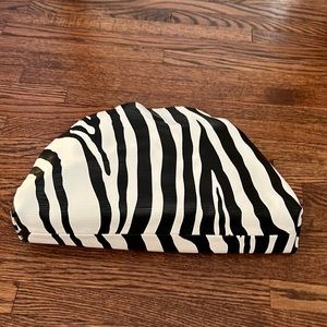 Zebra print large clutch